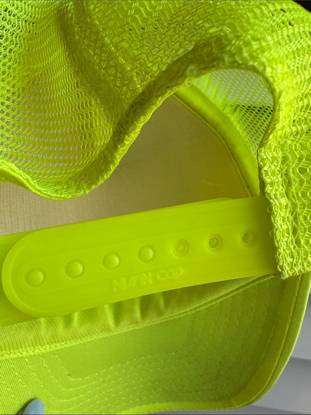 Kids Neon Yellow Smiley Cap - Youth Fun Hat